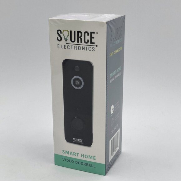 Smart Home HD Video Doorbell SE-200BK Source Electronics 2-Way, Night Vision NIB - Picture 1 of 5